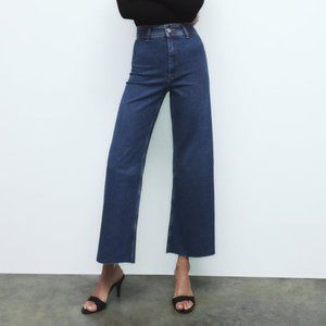 Zara Marine Straight Blue Jeans